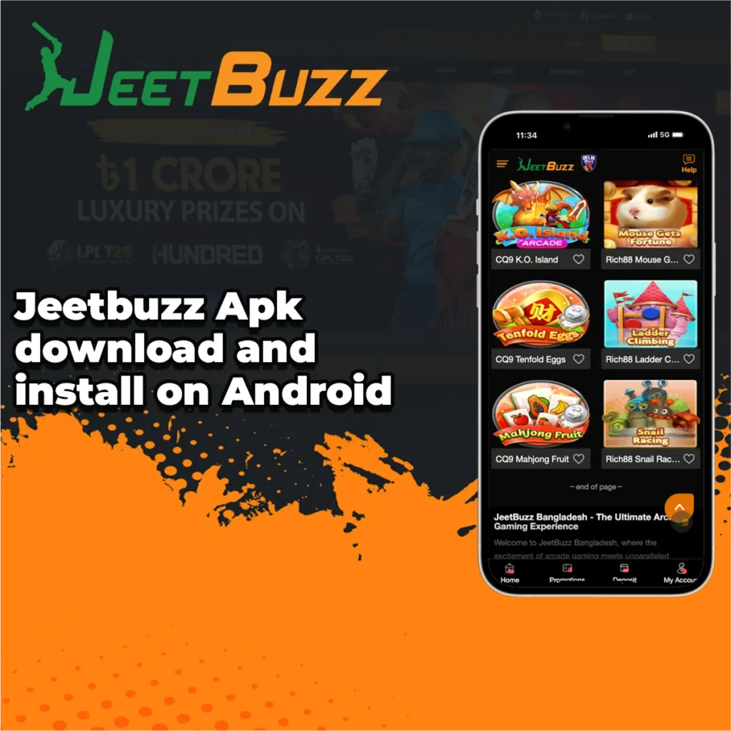 অ্যান্ড্রয়েডে Jeetbuzz অ্যাপ ডাউনলোড করুন